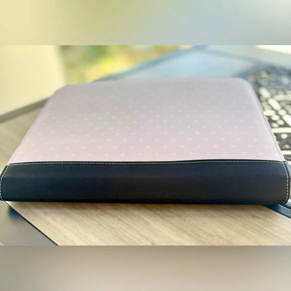 Erin Condren Asterisk Large StandUp Tech/Tablet Folio Planner Organizer Zip NWOT - Picture 3 of 16